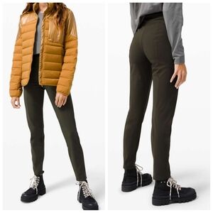 Lululemon Here to There High-Rise 7/8 Pant | Size 6 | Dark Olive